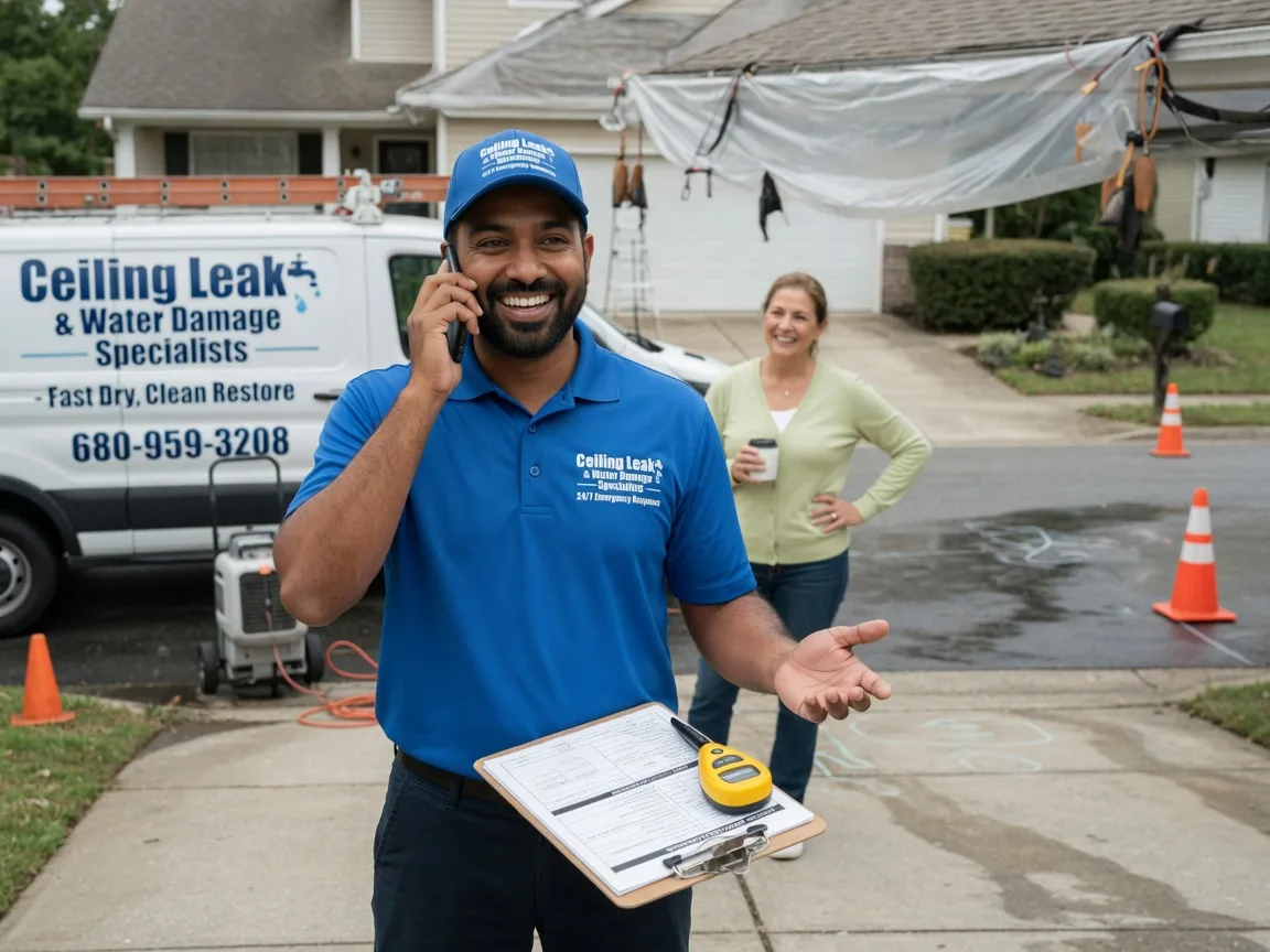 Ceiling Leak Cleanup Bowmansville, PA FAQs